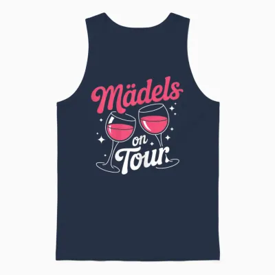 Mädels on Tour Mädels Ausflug Mädelsabend Bffs Unisex Tank Top - Navy