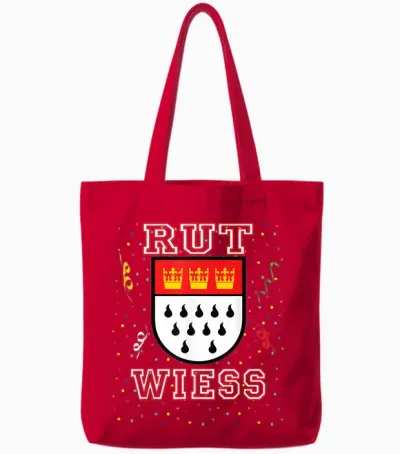 Köln Rut Und Wiess Rot Weiss Karneval Kölsch Kölle Alaaf Tote Bags - Red