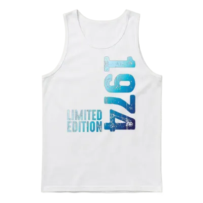 Since 1974 Year 1974 Retro Vintage 1974 Birth Unisex Tank Top - White