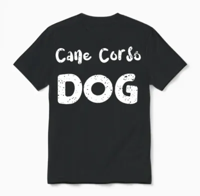 Cane Corso Dog - Dogs Unisex T-Shirt - Black