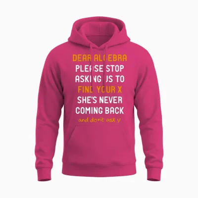 Dear Algebra Unisex Hoodie - Heliconia