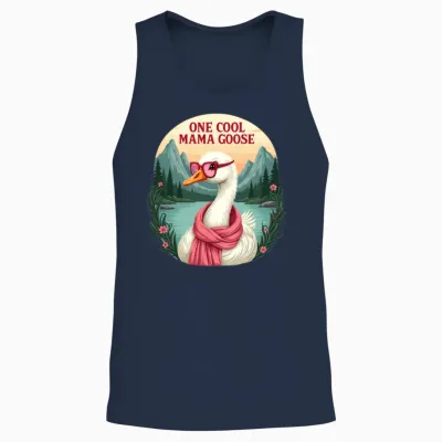 Special Mother's Day Gift for Moms, Grandmas, Unisex Tank Top - Navy