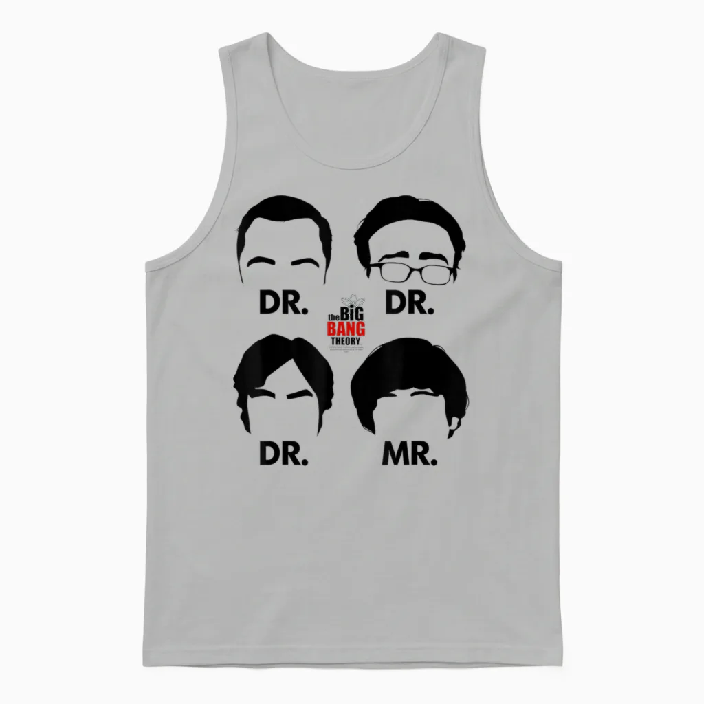 The Big Bang Theory Doctors & Mr Unisex Tank Top in Ash