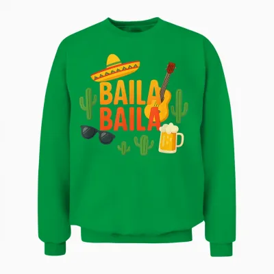 Baila Baila Krause Liad Für D Wiesn Oimara Wackelkontakt Unisex Sweatshirt - Irish Green