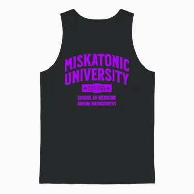 Miskatonic University School of Medicine Unisex Tank Top - Black