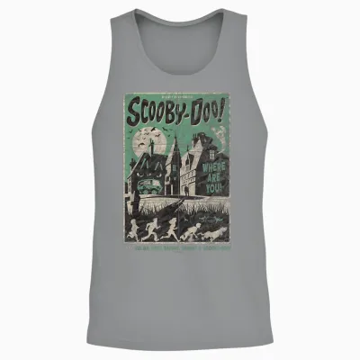 Scooby-Doo Mystery Incorporated Scary House Movie Unisex Tank Top - Sport Grey