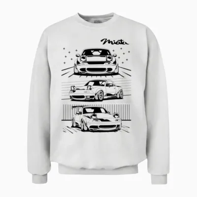 Mazda Miata Unisex Sweatshirt - White