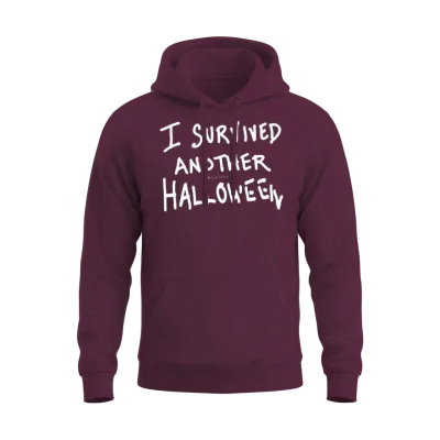 Halloween Quote Funny Unisex Hoodie - Maroon