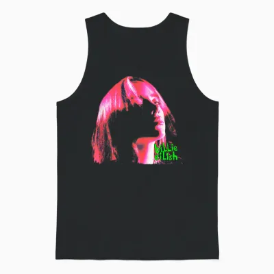 Official Billie Eilish Photographic Unisex Tank Top - Black