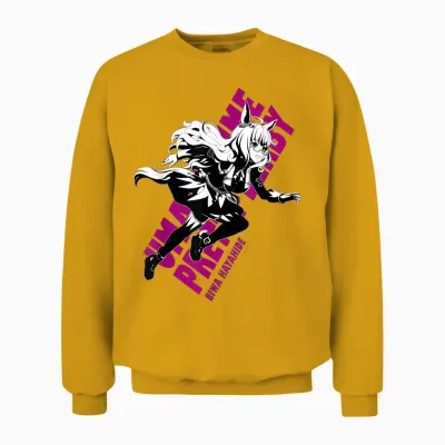 Umamusume: Pretty Derby Biwa Hayahide Unisex Sweatshirt - Gold