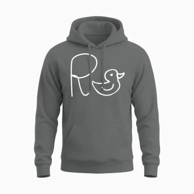 Pensioner Retirement Entry Funny Colleague Farewell Retirement Duck Unisex Hoodie - Graphite Heather