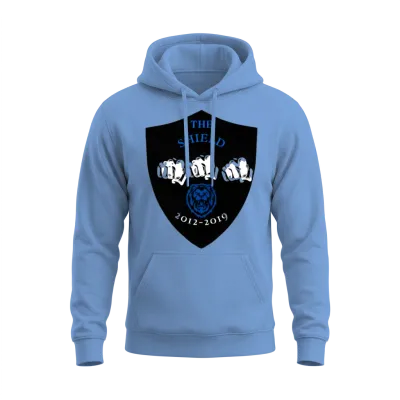 The Shield Unisex Hoodie - Carolina Blue