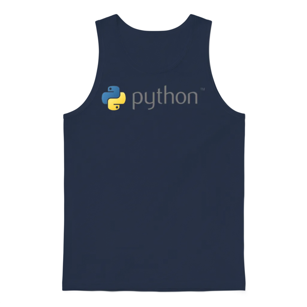 Python Unisex Tank Top - Navy