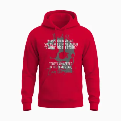 I Am the Storm Unisex Hoodie - Red