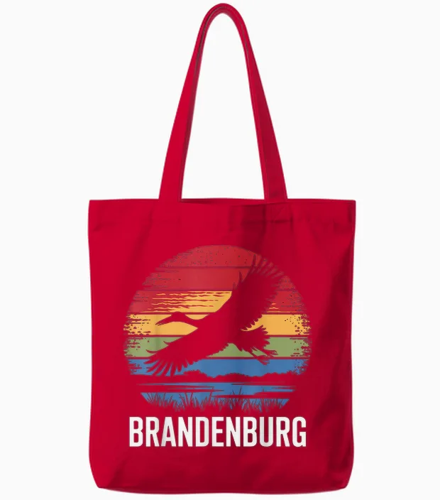 Brandenburg Tote Bags in Red