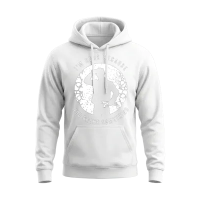 Funny Auto Mechanic Saying for a Funny Car Unisex Hoodie - White