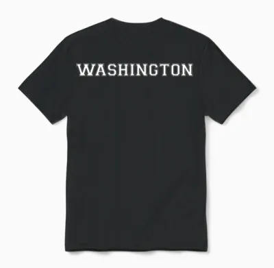 Washington Unisex T-Shirt - Black