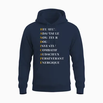 Quote I Am Disabled Best Super Disabled Unisex Hoodie - Navy