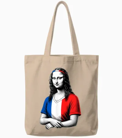 Drapeau Français Hommes Femmes Enfants France Tote Bags - Natural
