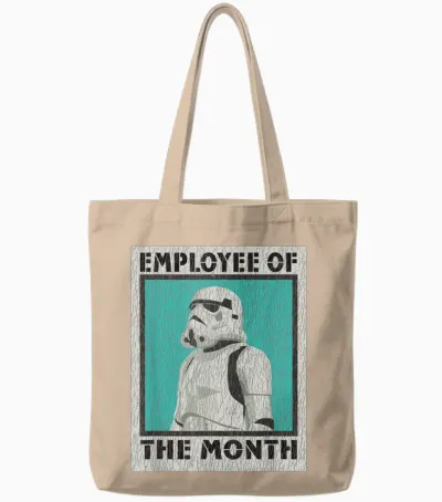 Star Wars Stormtrooper Employee of the Month Tote Bags - Natural