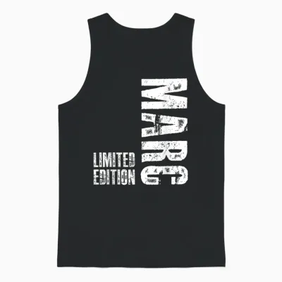 First Name Limited Edition Birthday Gift for Marc T-Shirt, Black Unisex Tank Top - Black