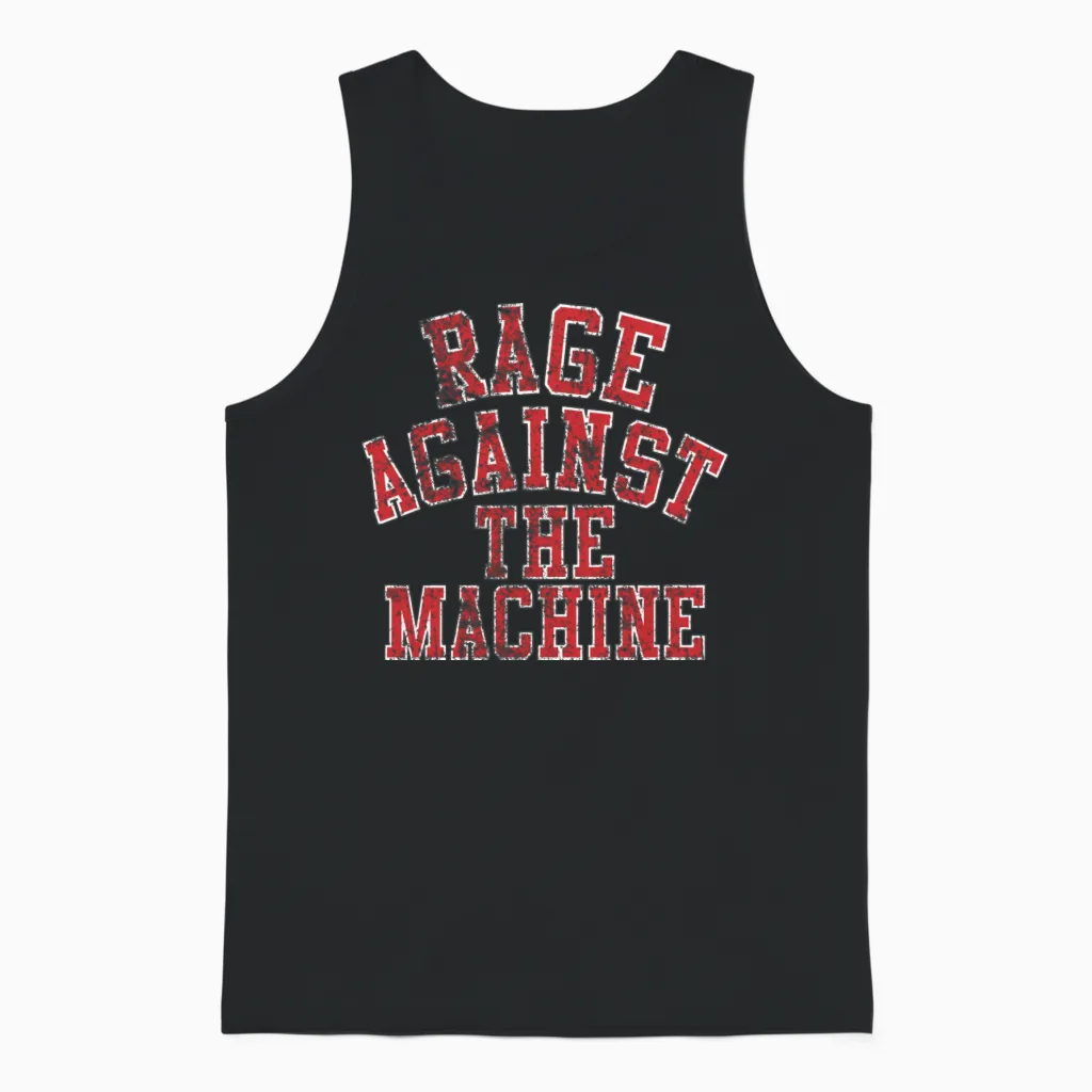 π€¬ πΈ Rage Again$t the Machine Unisex Tank Top in Black