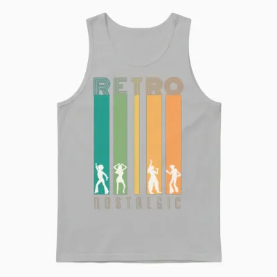 Retro Nostalgic Unisex Tank Top - Ash