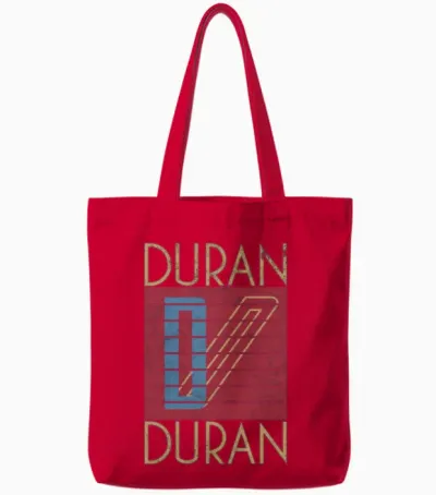 Duran Duran Logo Tote Bags - Red