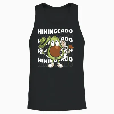 Hiking Trails Outdoor Hike Hiker Unisex Tank Top - Black