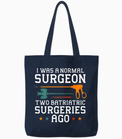 Funny Gastric Tote Bags - Navy