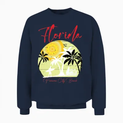 Florida Panama City Beach Unisex Sweatshirt - Navy