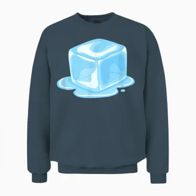 Süßer Geschmolzener Eiswürfel, Geschenk Unisex Sweatshirt - Dark Heather