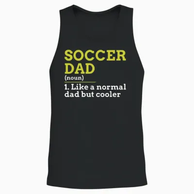 Soccer Dad Unisex Tank Top - Black
