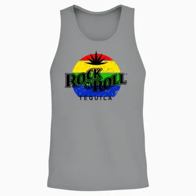 Rock N Roll Tequila Seventh Collection Unisex Tank Top - Sport Grey