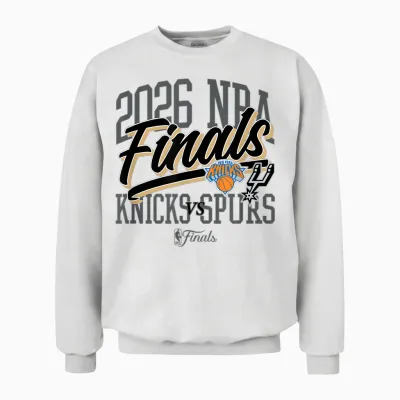 Nba 2026 Finals Knicks vs Spurs Final Flex Unisex Sweatshirt - White
