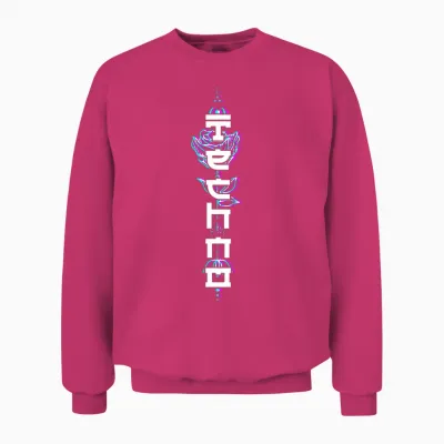 Techno Aesthetic Goth Rave Japan Rose Festival (back Print) T-Shirt, Black Unisex Sweatshirt - Heliconia