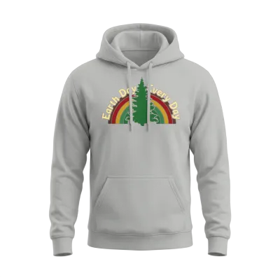 Earth Day Everyday Nature Conservation Awareness Unisex Hoodie - Ash
