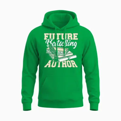 Novel Bookworm Writing Author Must Haves Unisex Hoodie - Irish Green