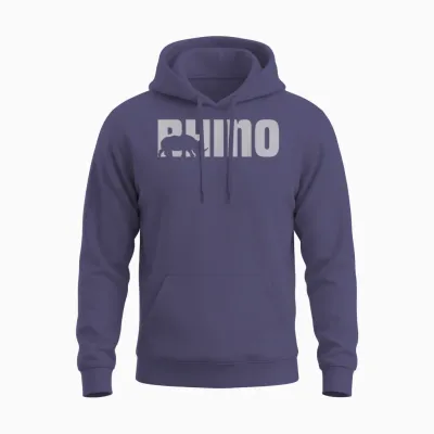 Cool Rhino Design for Men, Women, Kids, Rhino Lovers Unisex Hoodie - Heather Sport Dark Navy