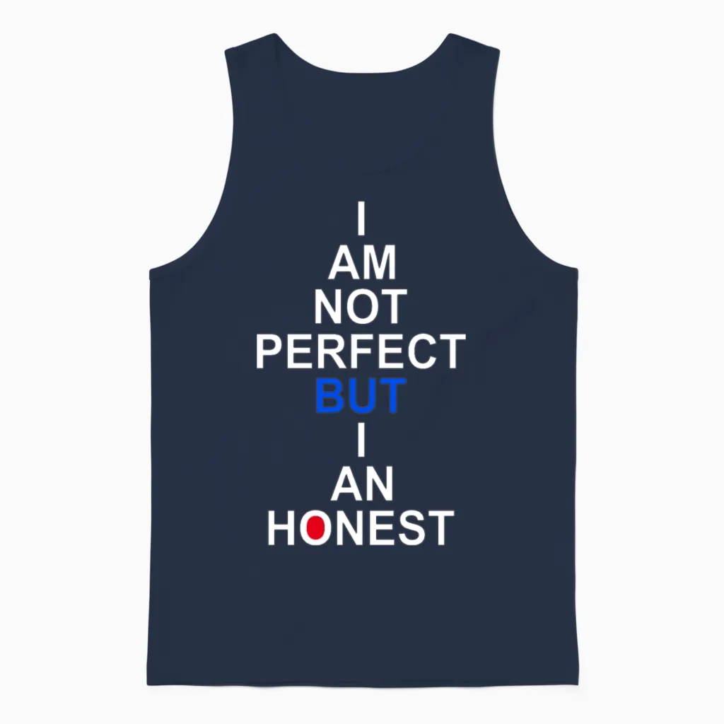 The Perfect Man He's Quiet He's Sweet Unisex Tank Top - Navy