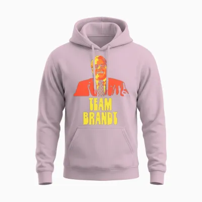 Team Brandt Big Lebowski Unisex Hoodie - Light Pink