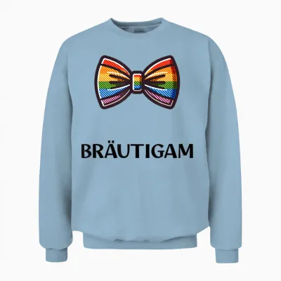 Lgbtq Team Bräutigam Jga Junggesellenabschiedsfeier Unisex Sweatshirt - Light Blue