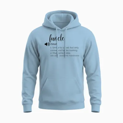 Funny Funcle Definition Unisex Hoodie - Light Blue