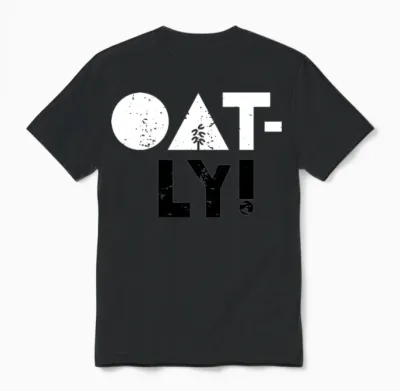 Oatly! Oat Milk Unisex T-Shirt - Black