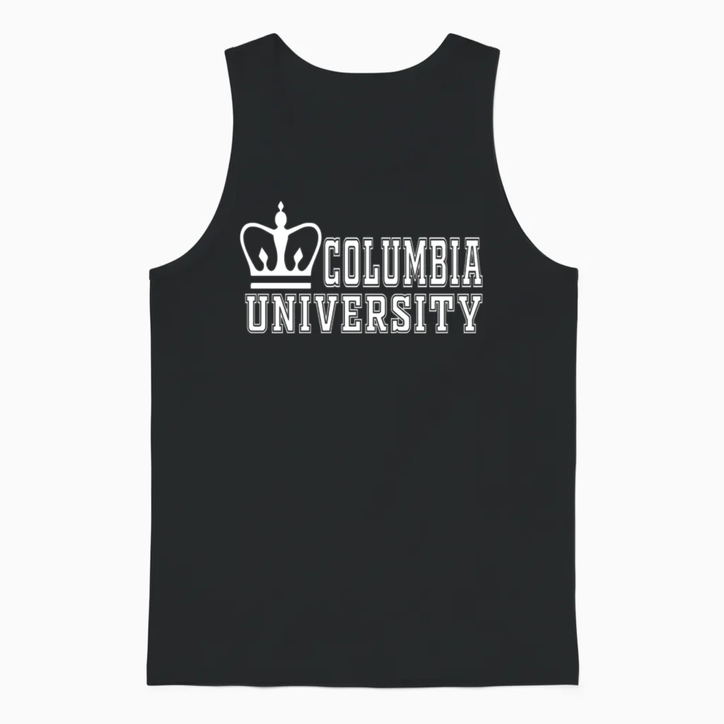 Columbia University Unisex Tank Top in Black