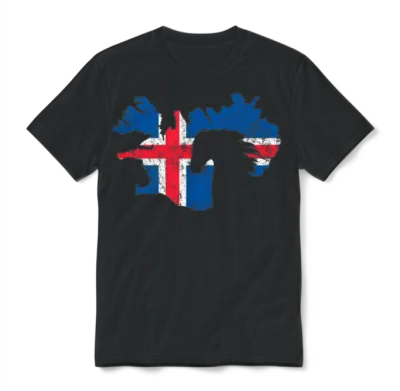 Icelandic Flag Horse, Icelandic Horse Unisex T-Shirt - Black