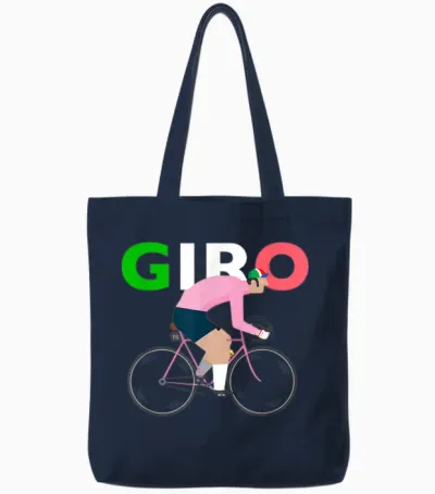 Rosa Trikot I Radfahren I Biking I Giro I Italien Tote Bags - Navy