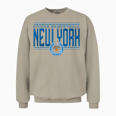 Nba New York Knicks City Pride Unisex Sweatshirt - Sand