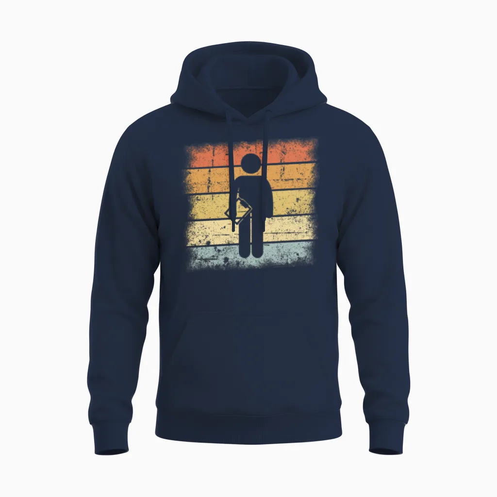 Coach Trainer Retro Unisex Hoodie in Navy