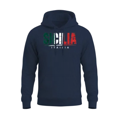 Sicilia Italia - Sicilian Pride, Italian Heritage Unisex Hoodie - Navy